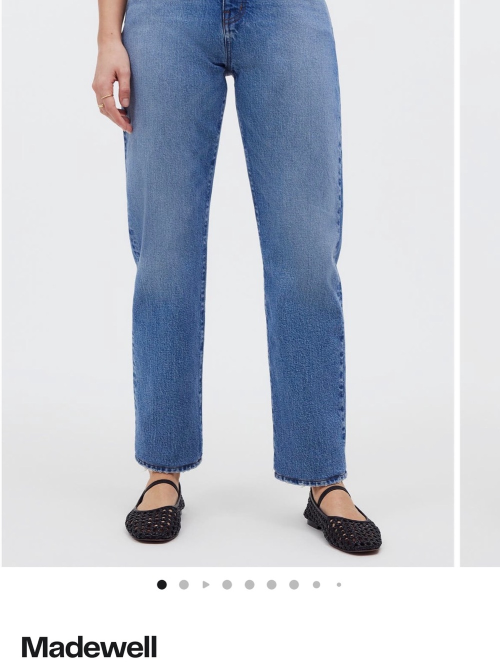 Madewell Straight-Leg Jeans in Classic Blue Wash